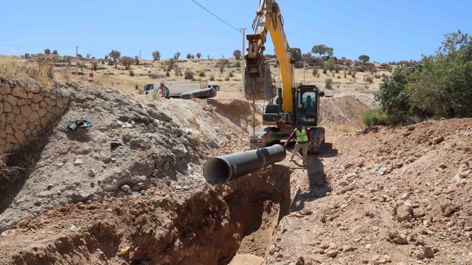 Mardin İ&ccedil;me Suyu Projesinde &ccedil;alışmalar s&uuml;r&uuml;yor
