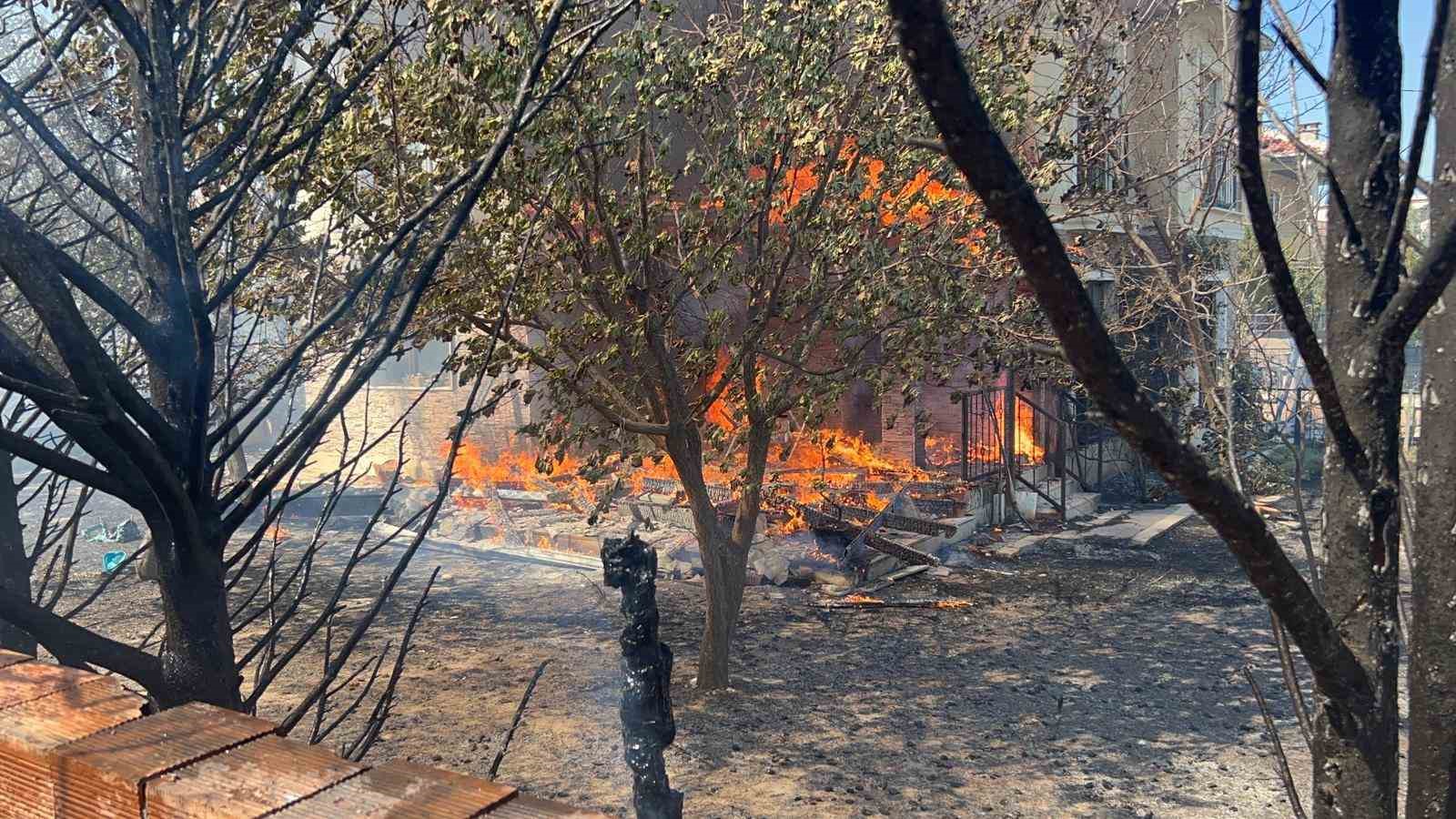 Çanakkale’de orman yangını devam ediyor