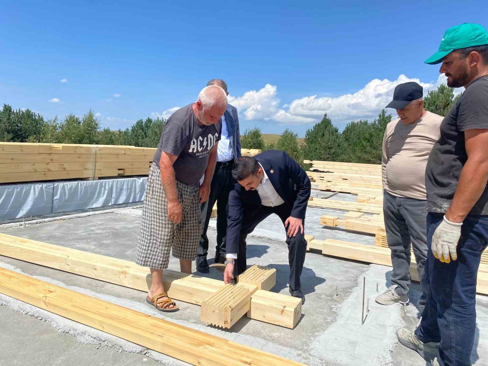 Arpa&ccedil;ay&rsquo;da K&uuml;t&uuml;k Evin yapımına başladı
