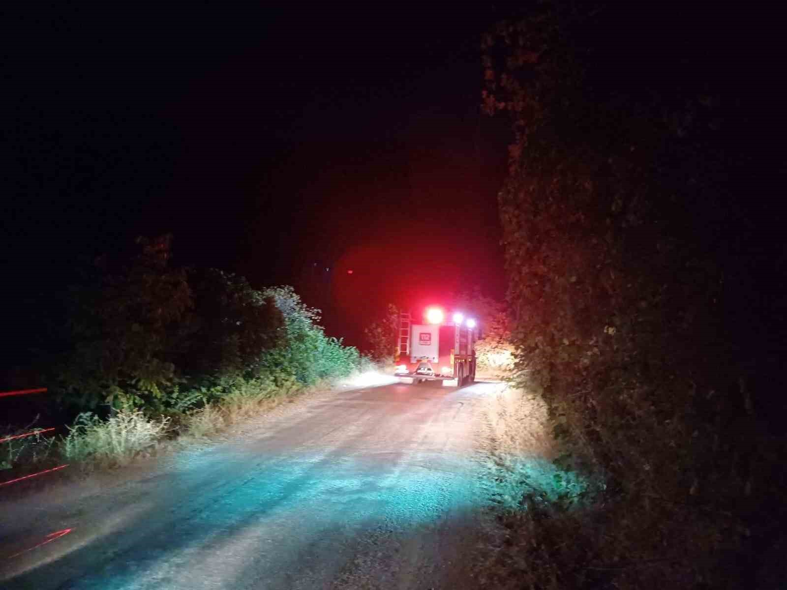 K&ouml;şk yangını kısmen kontrol altına alındı
