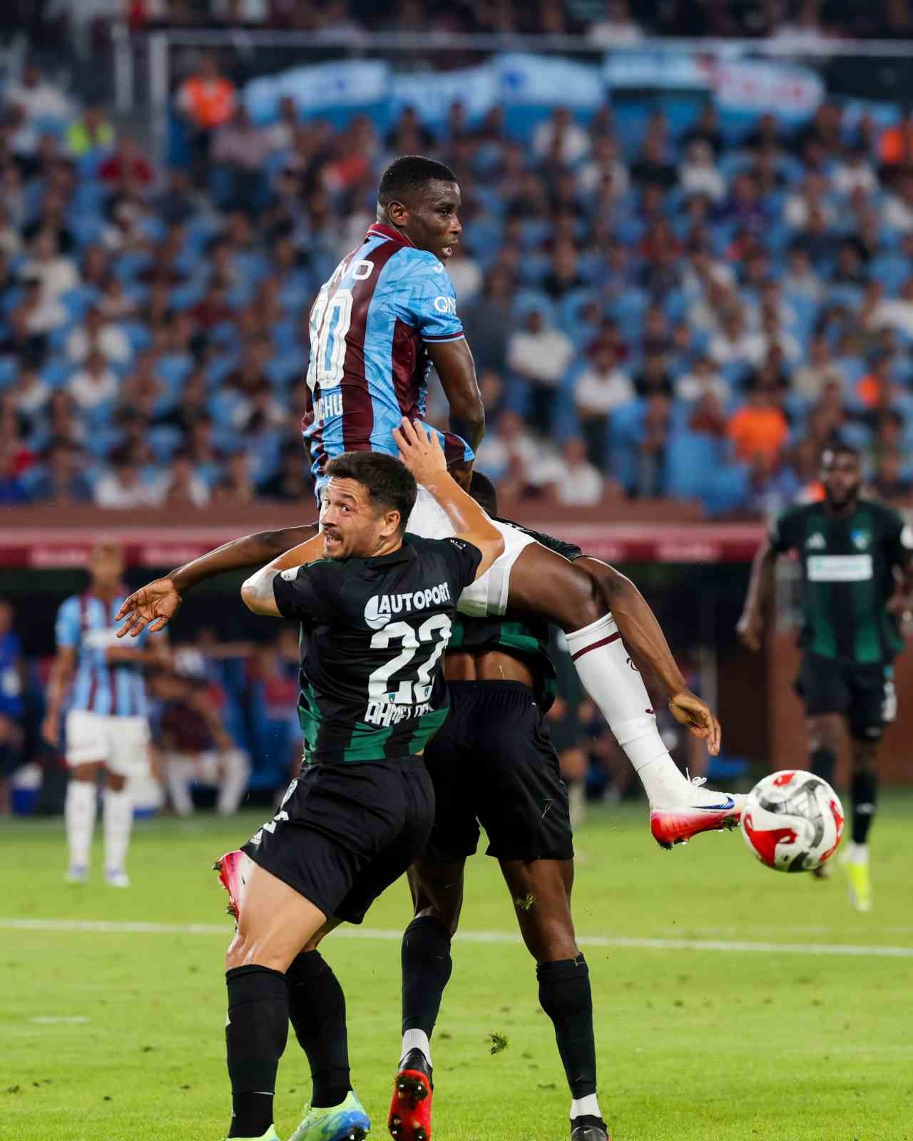 Trendyol Süper Lig: Trabzonspor: 1- Kocaelispor: 0 (Maç sonucu)