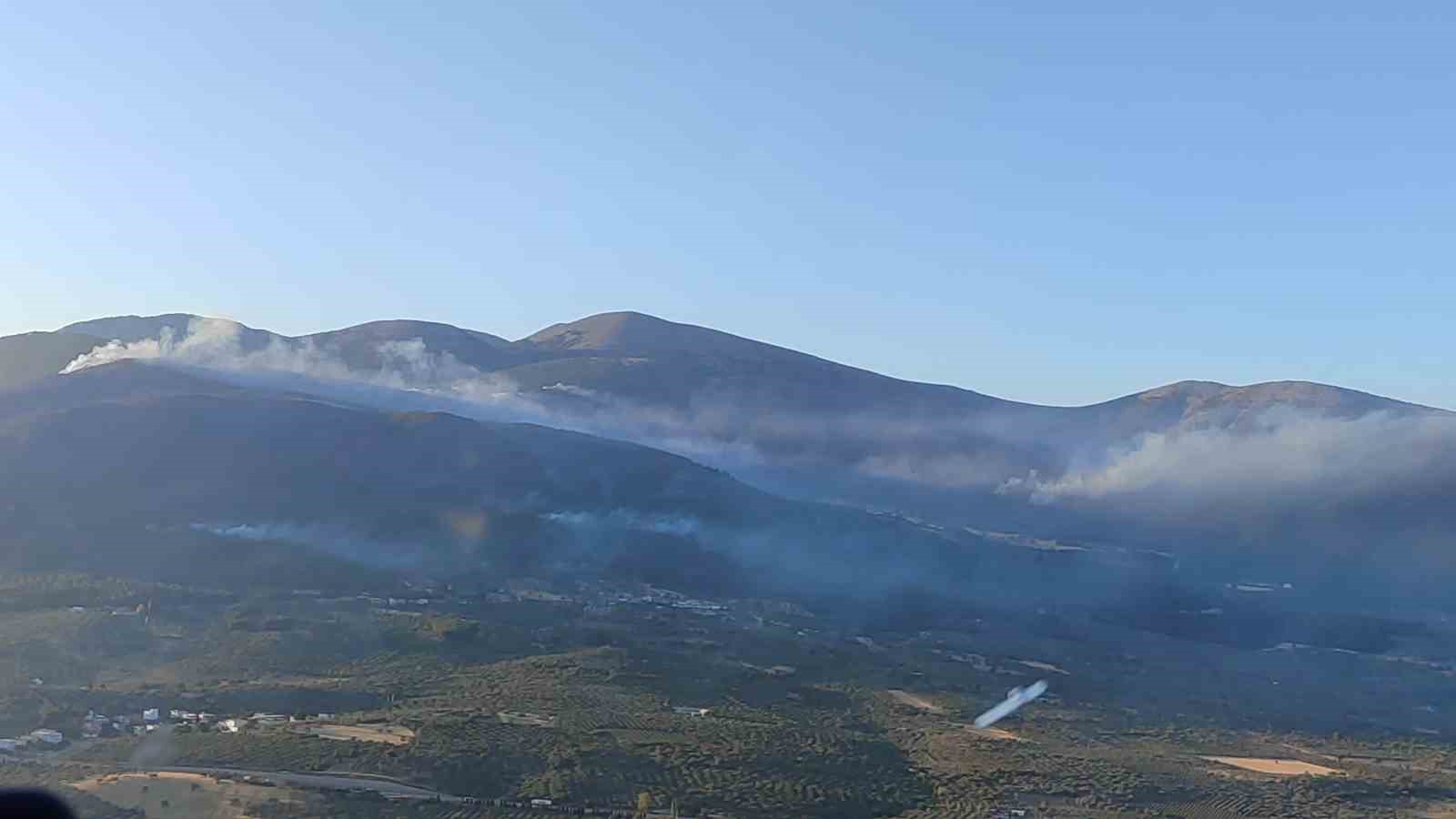 Soma ve Alaşehir yangınlarıyla mücadele devam ediyor