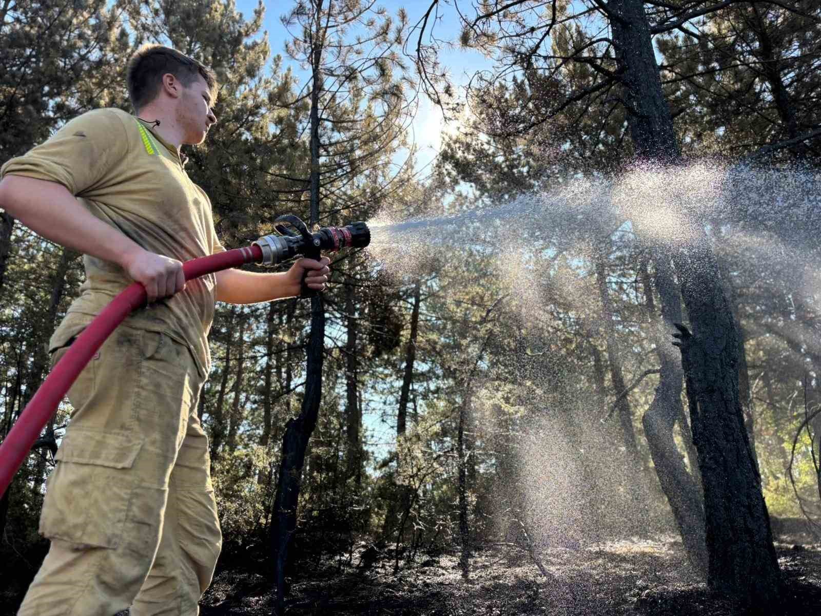 Bolu’da orman yangını büyük ölçüde kontrol altına alındı