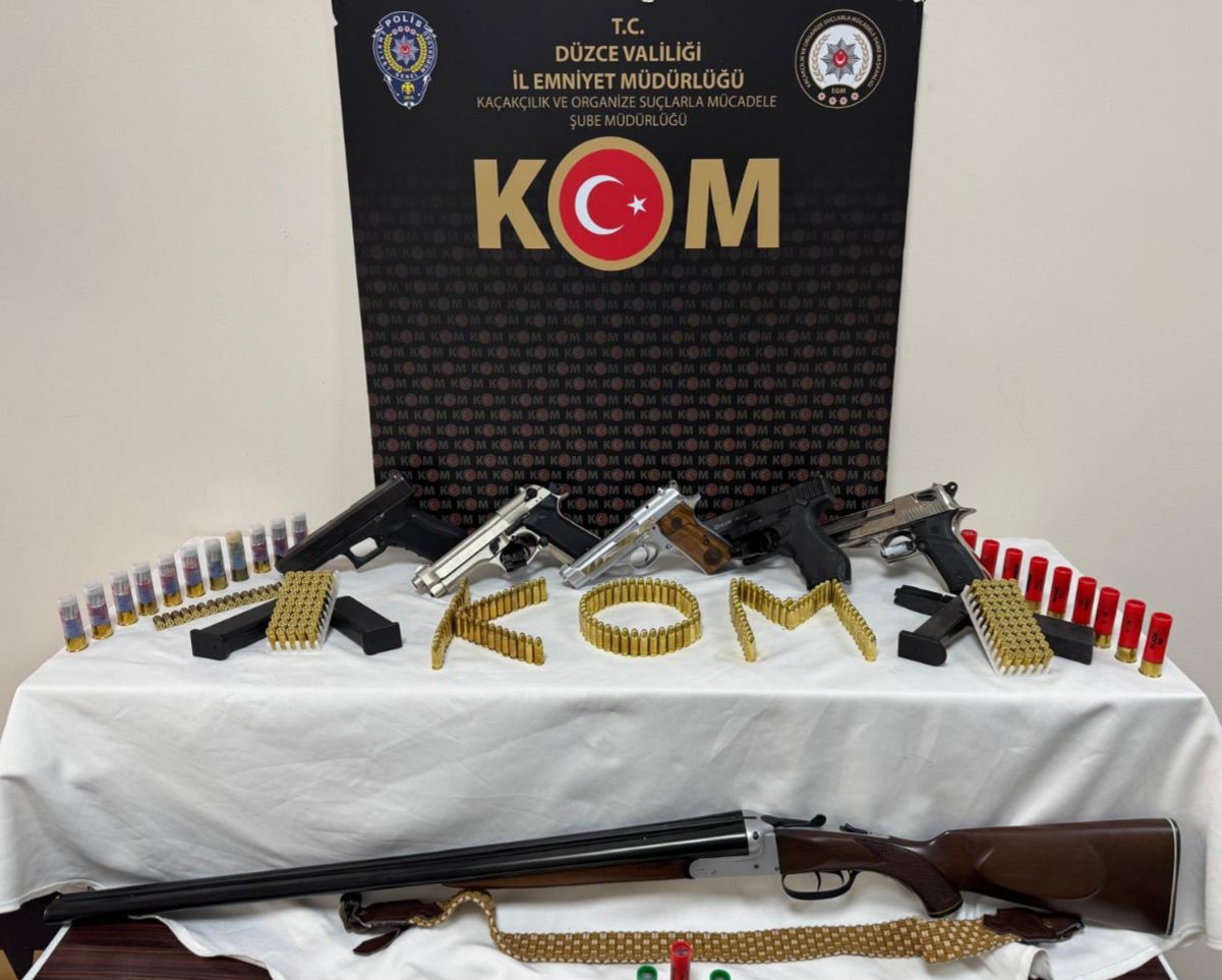 Ruhsatsız silah kullananlara operasyon, 2 gözaltı