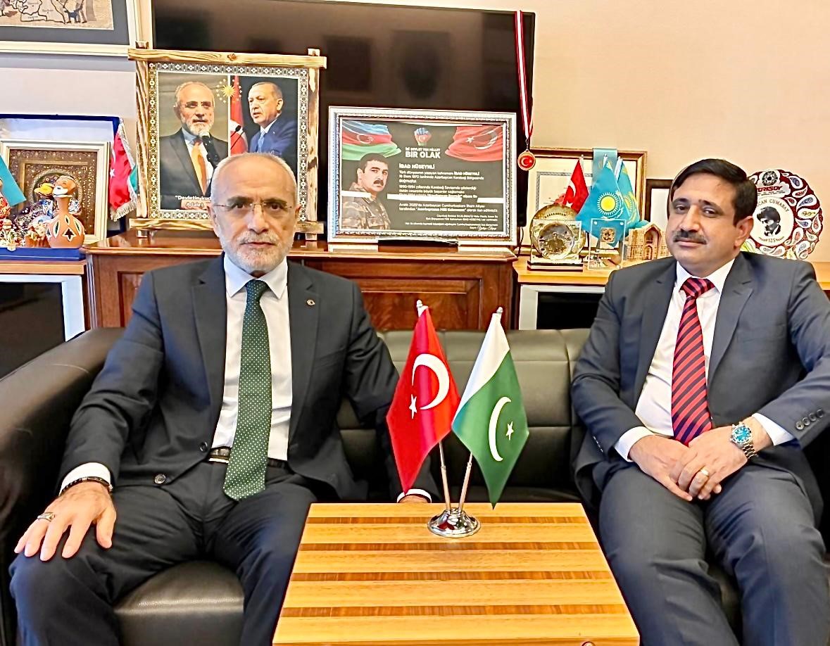 Pakistan Ankara Büyükelçiliği’nden Cumhurbaşkanı Başdanışmanı Topçu’ya ziyaret