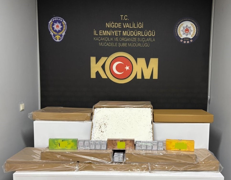 Niğde’de kaçakçılık operasyonu: 8 şüpheli yakalandı