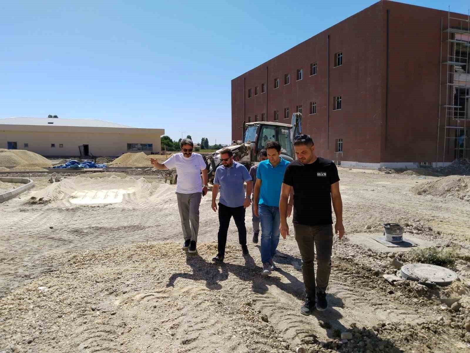 Tabtuk Emre Kız &Ouml;ğrenci Yurdu inşaatında inceleme yapıldı
