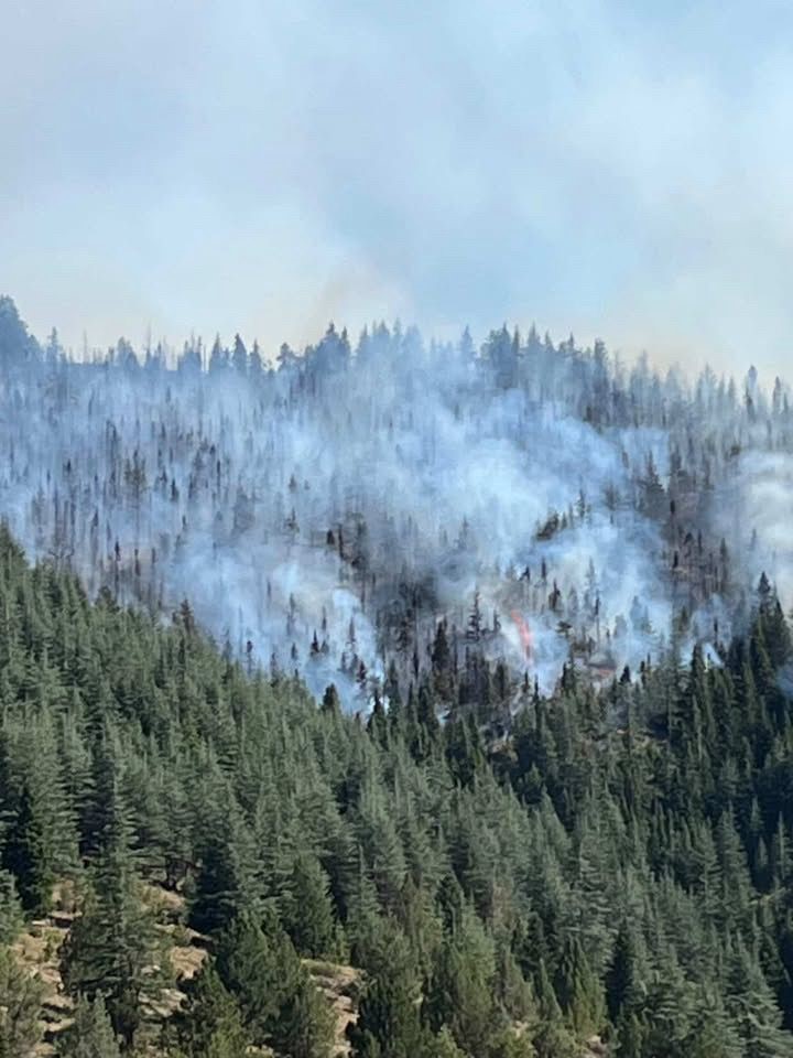 Kahramanmaraş&rsquo;taki orman yangınına m&uuml;dahale s&uuml;r&uuml;yor
