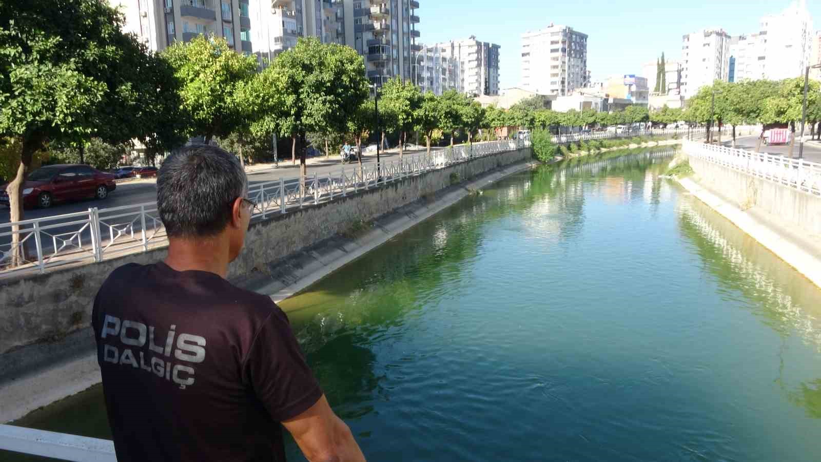 Scaktan bunalp sulama kanalna atlad, canndan oldu
