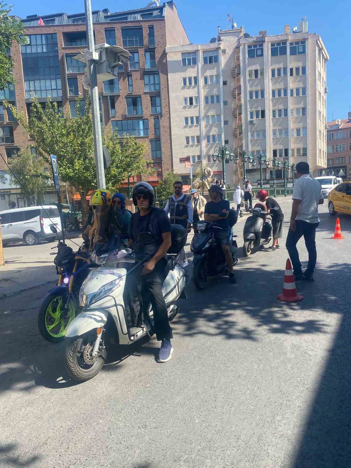 Eskişehir’de motosiklet denetimi