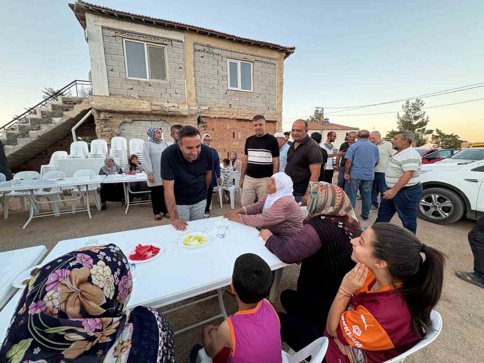 Bakan Hasan Uluta, Bahri Mahallesinde vatandalarla bulutu
