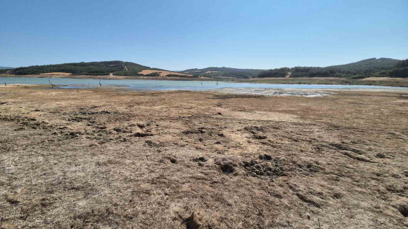 Tekirdağ&rsquo;da baraj ve g&ouml;letler tek tek kuruyor
