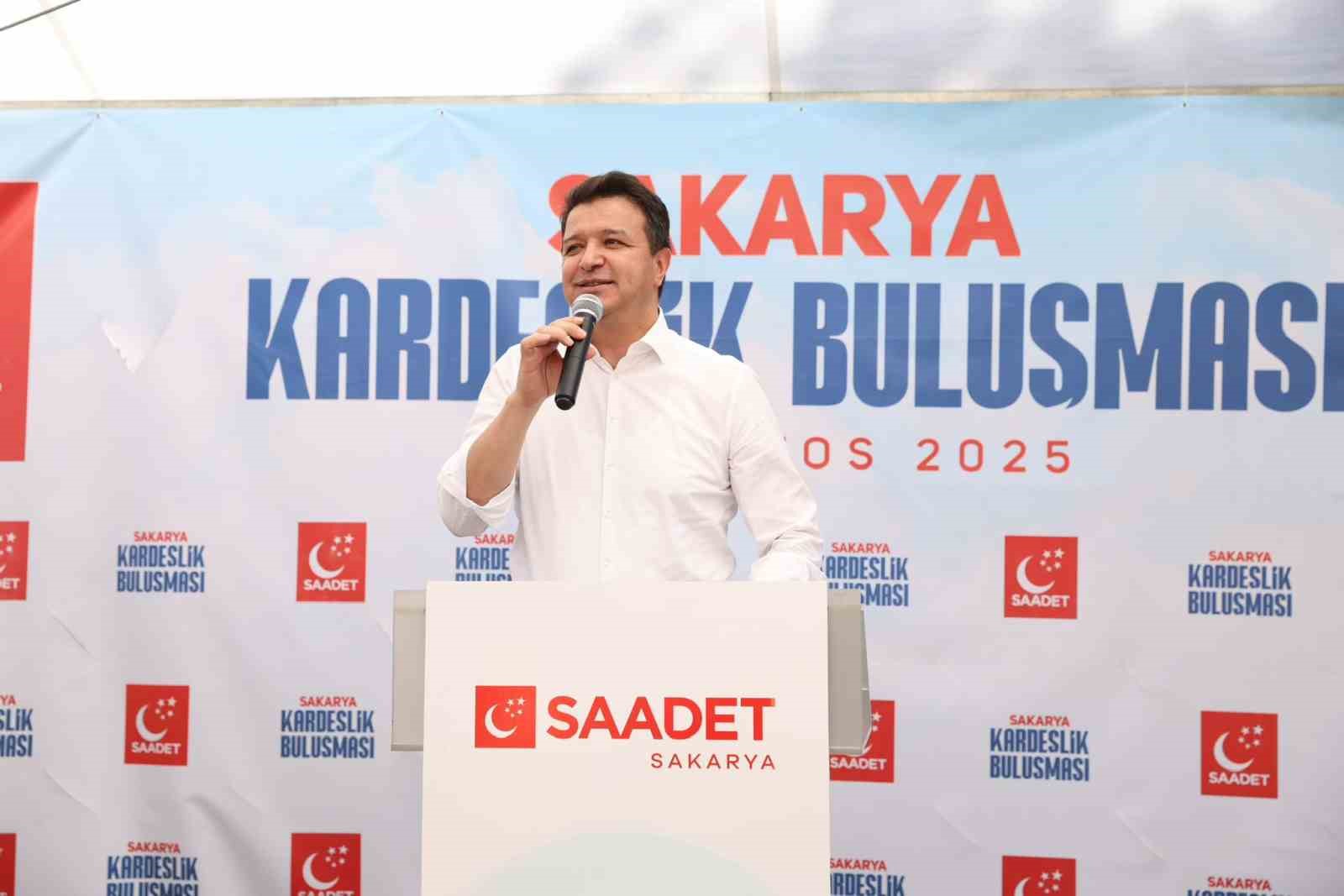 Saadet Partisi Başkanı Arıkan: "8 milyar insan için adaleti sağlayacağız"