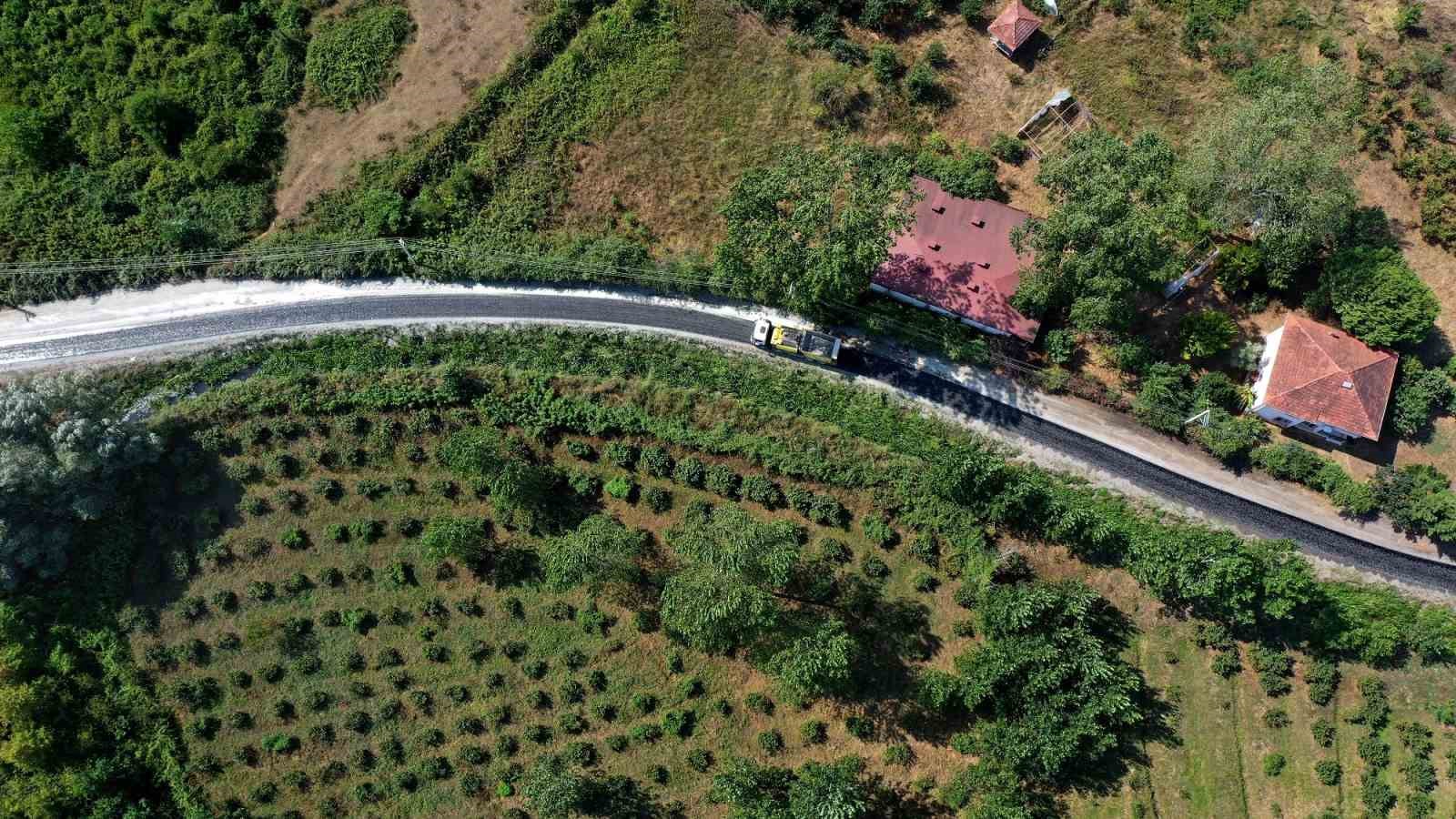 Ordu’da yollara sıcak asfalt çalışmaları sürüyor