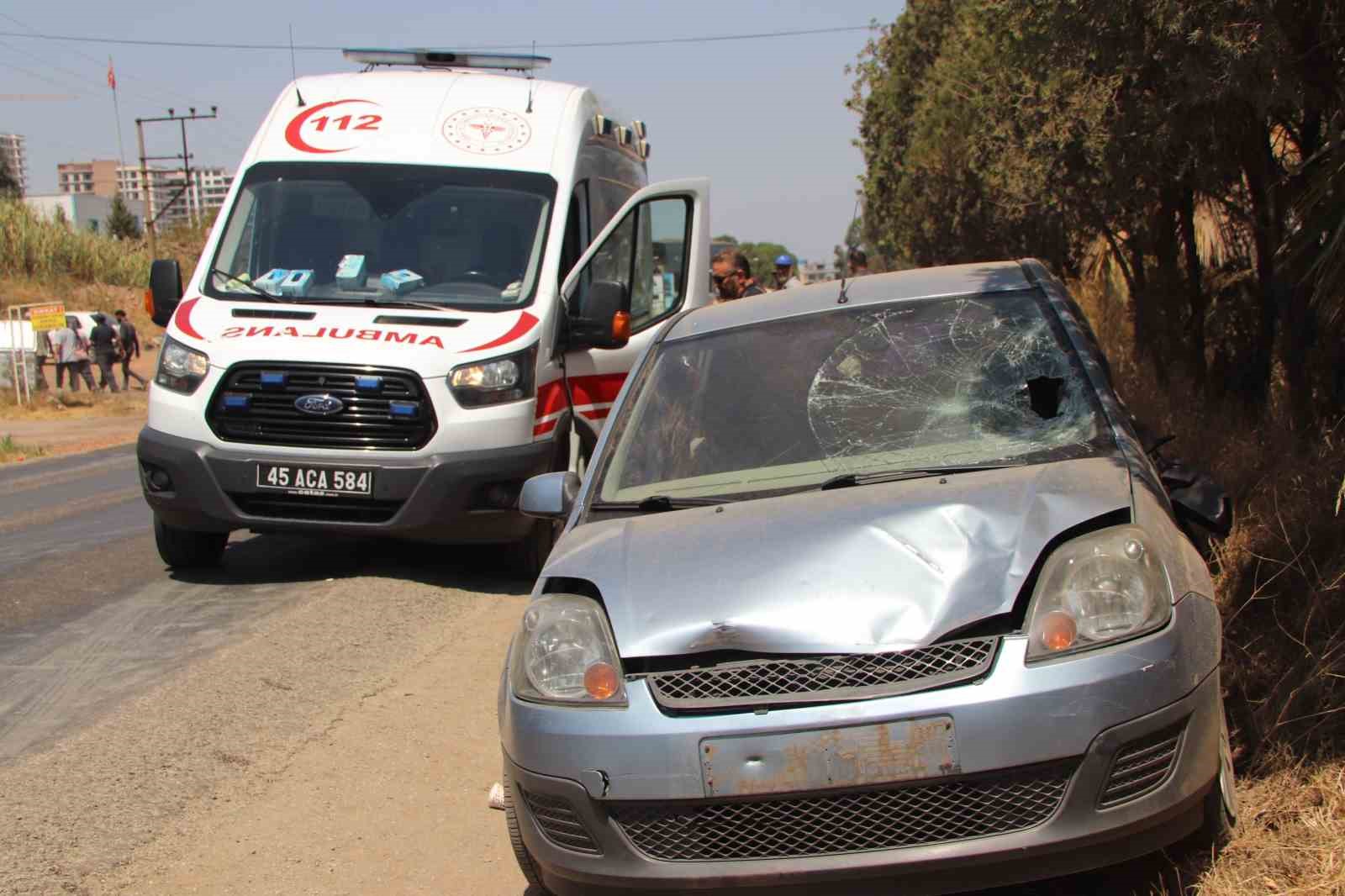 Turgutlu’da otomobilin çarptığı yaya ağır yaralandı