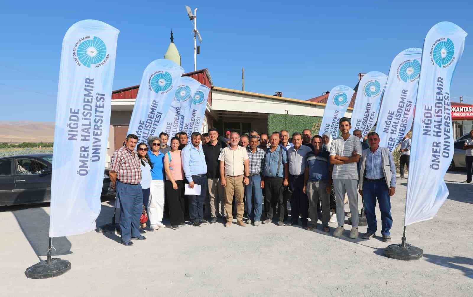 Niğde’de Çiftçi Buluşmalarının ilki Kaynarca Köyü’nde gerçekleştirildi
