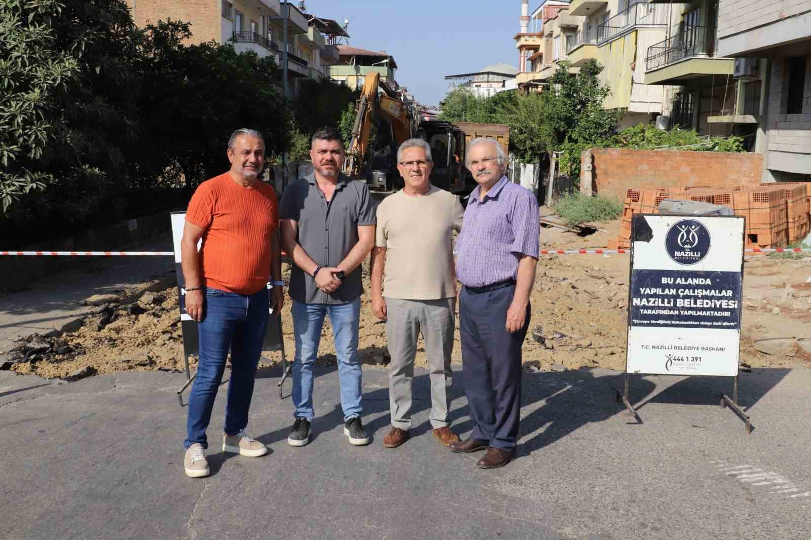 Nazilli’de yol sorunu bir bir tarihe karışıyor