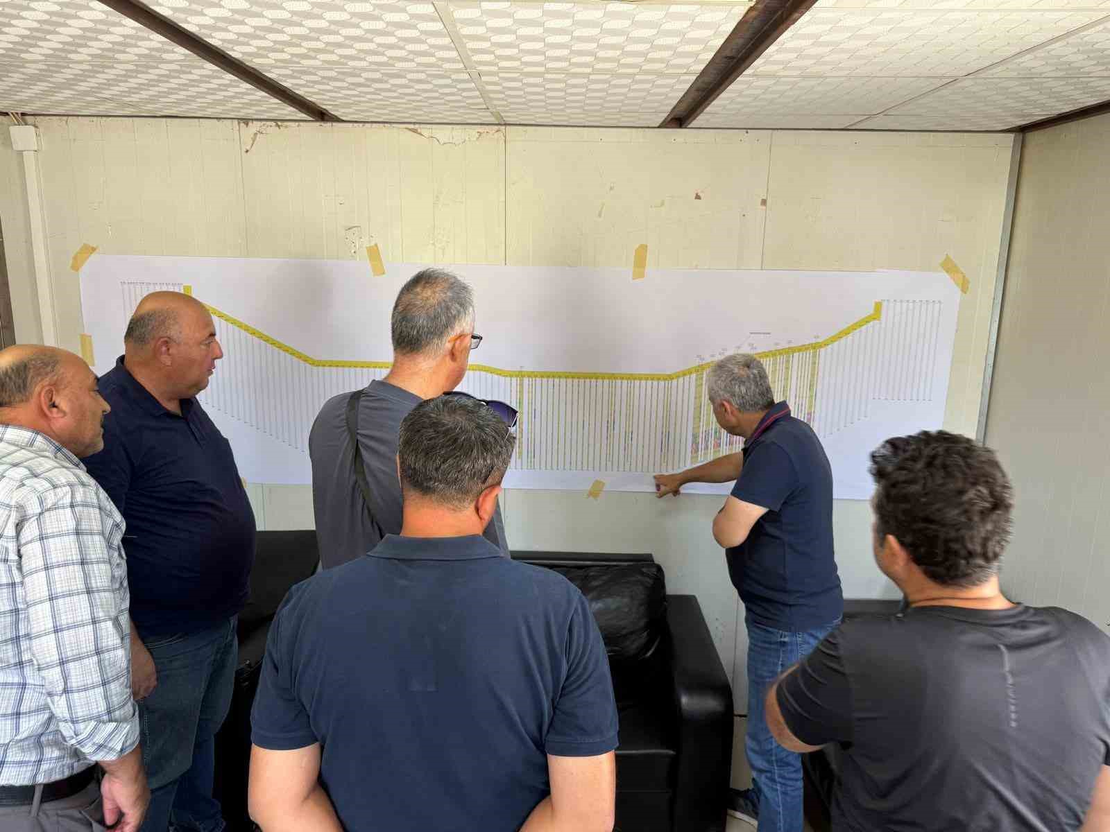 DSİ 18. B&ouml;lge M&uuml;d&uuml;r&uuml; Erkan, Baş&ouml;ren Tekke Kavaklı Barajı&rsquo;nda incelemelerde bulundu
