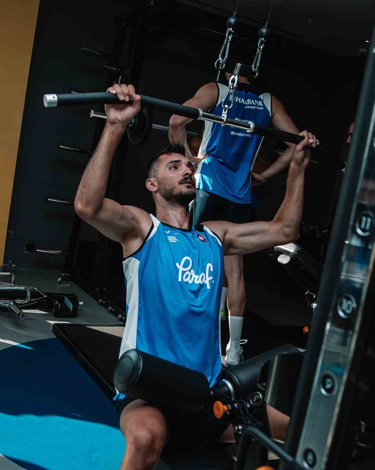 Halkbank, Bolu kampının ilk g&uuml;n&uuml;nde ağırlık &ccedil;alıştı
