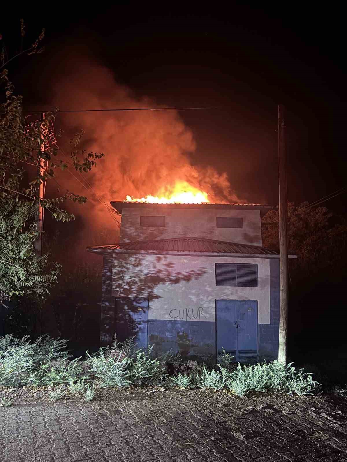 Siirt’te trafo yangını paniğe neden oldu
