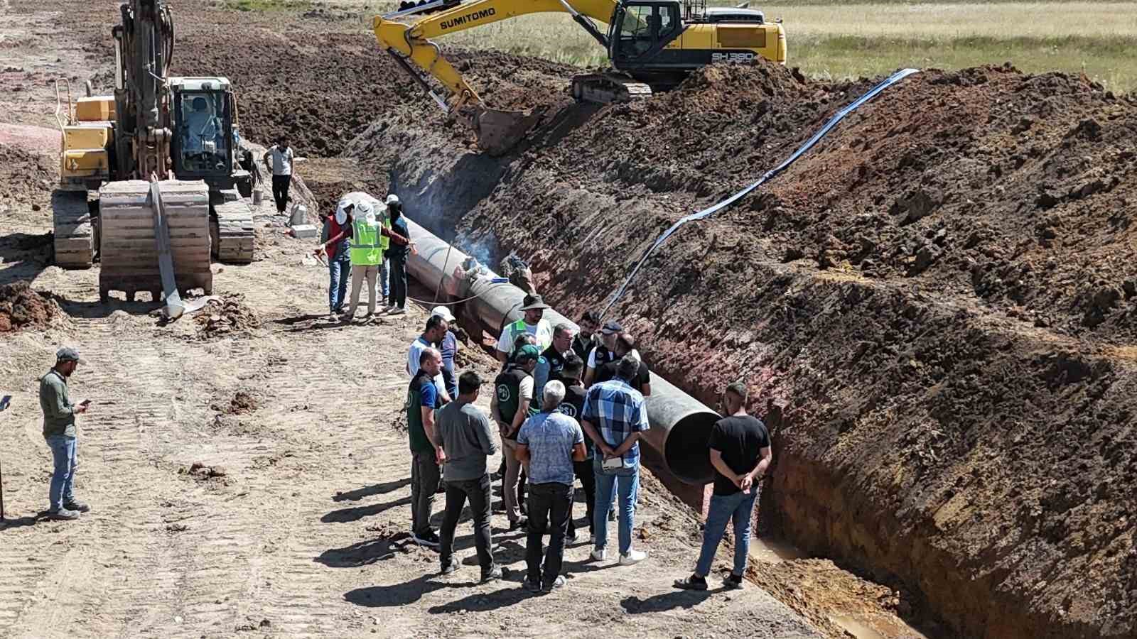 Bayburt’taki gölet ve baraj inşaatları incelendi