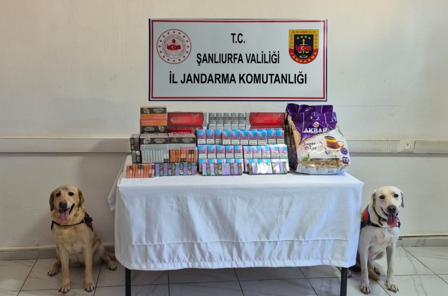 Şanlıurfa’da tütün ve alkol kaçakçılarına darbe