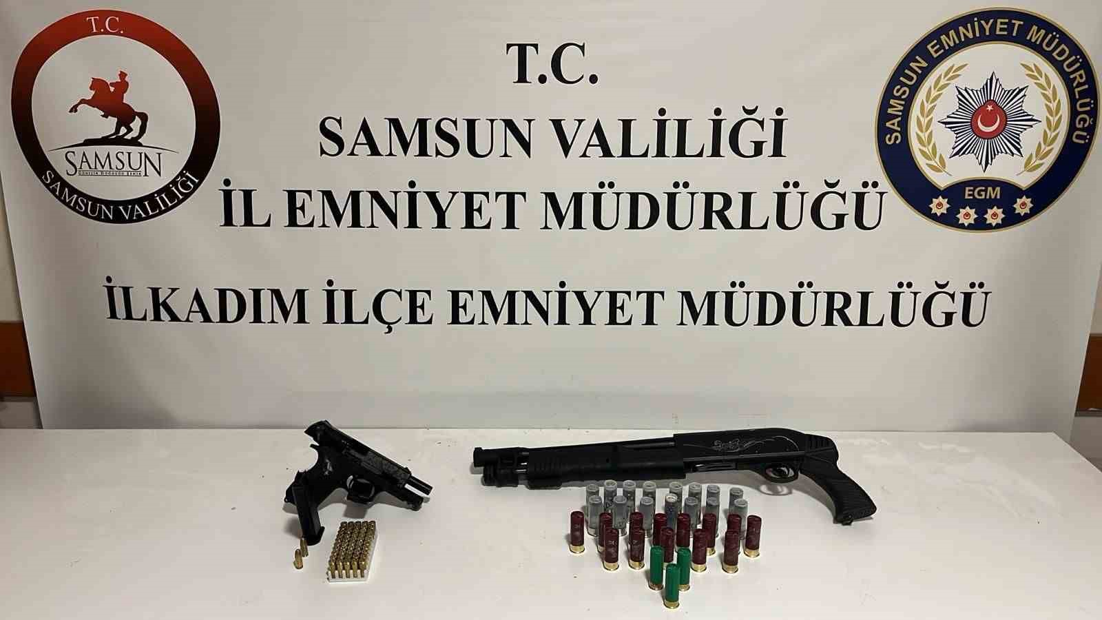 Samsun&rsquo;da t&uuml;fekle bir kişiyi ensesinden vuranlar yakalandı
