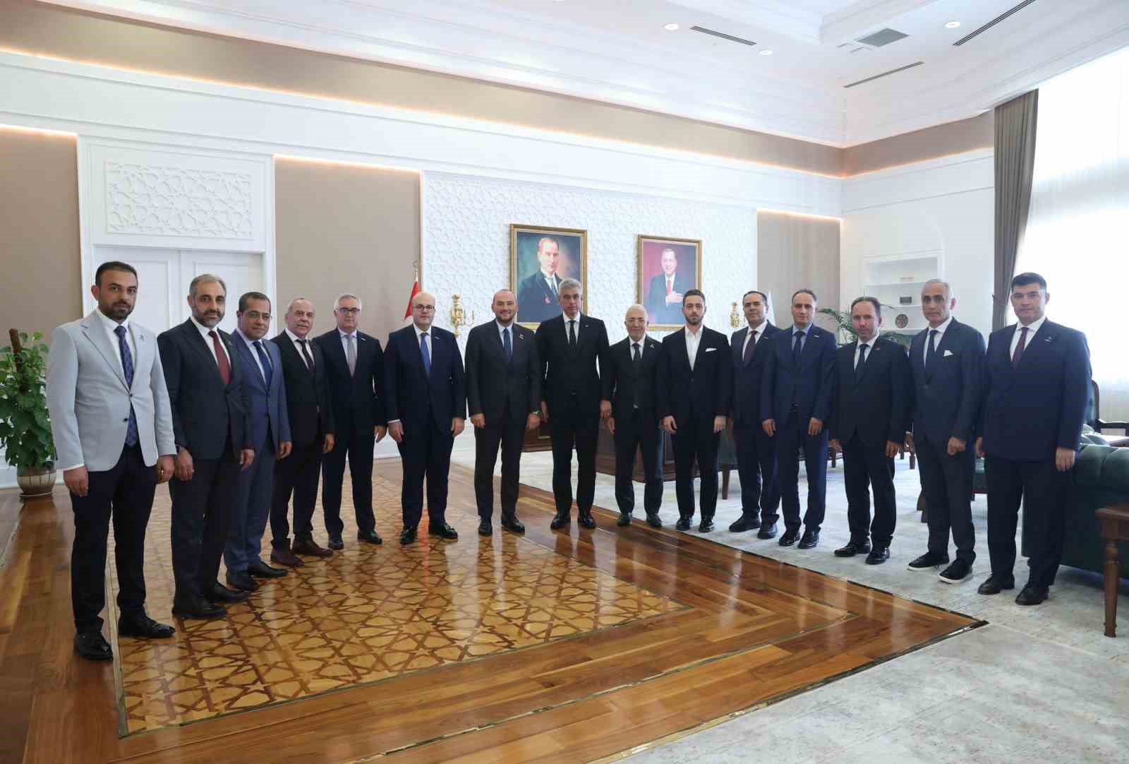 MÜSİAD Malatya heyetinden ulaştırma ve sağlık bakanlıklarına ziyaret