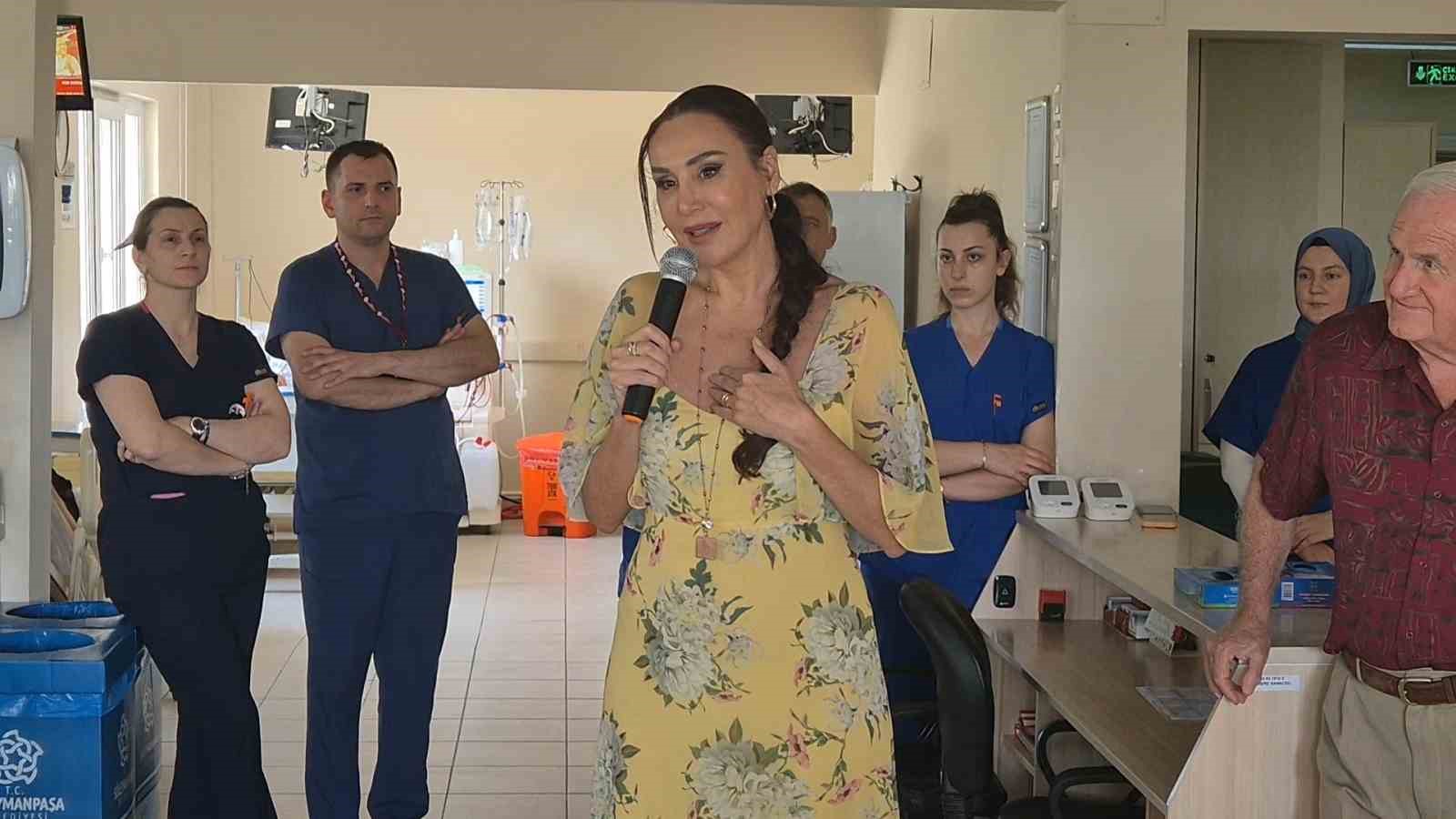 Tekirdağ’da diyaliz hastalarına zihinsel egzersiz desteği: Hastalara Şenkal sürprizi