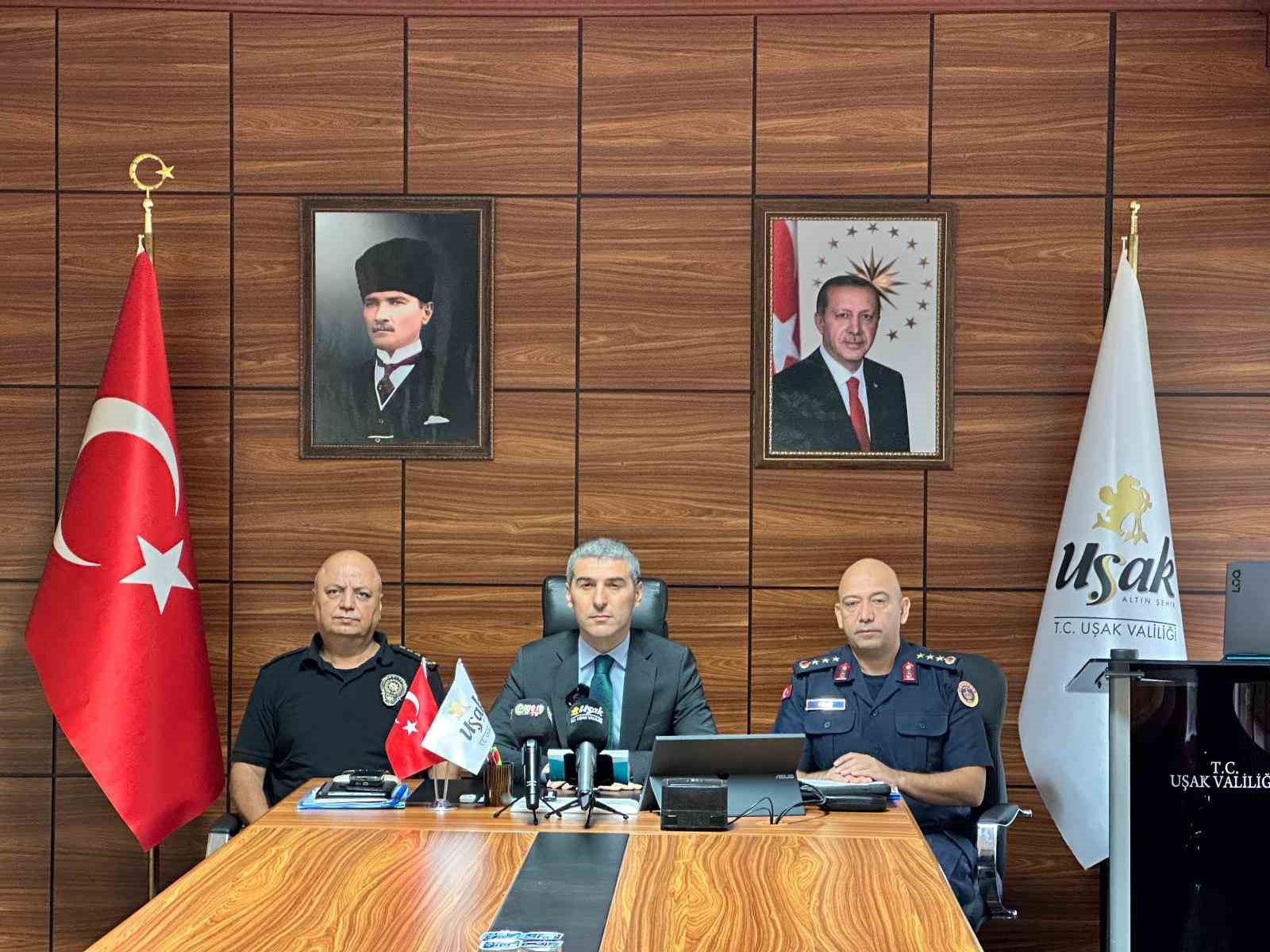 Uşak’ta 1 Haziran’dan itibaren meydana gelen yangınlarda bin 500 hektar alan zarar gördü