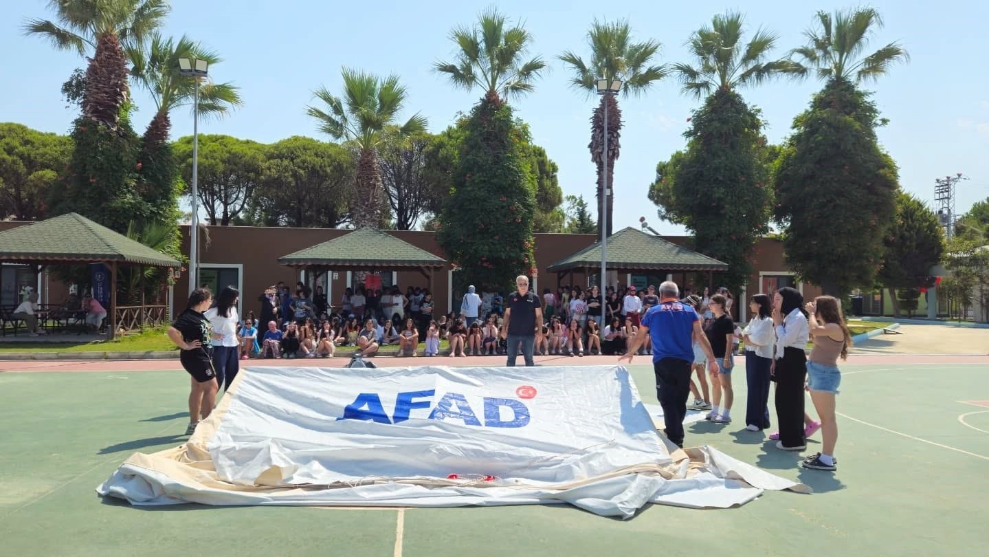 Aydın’da gençlere afet eğitimi verildi