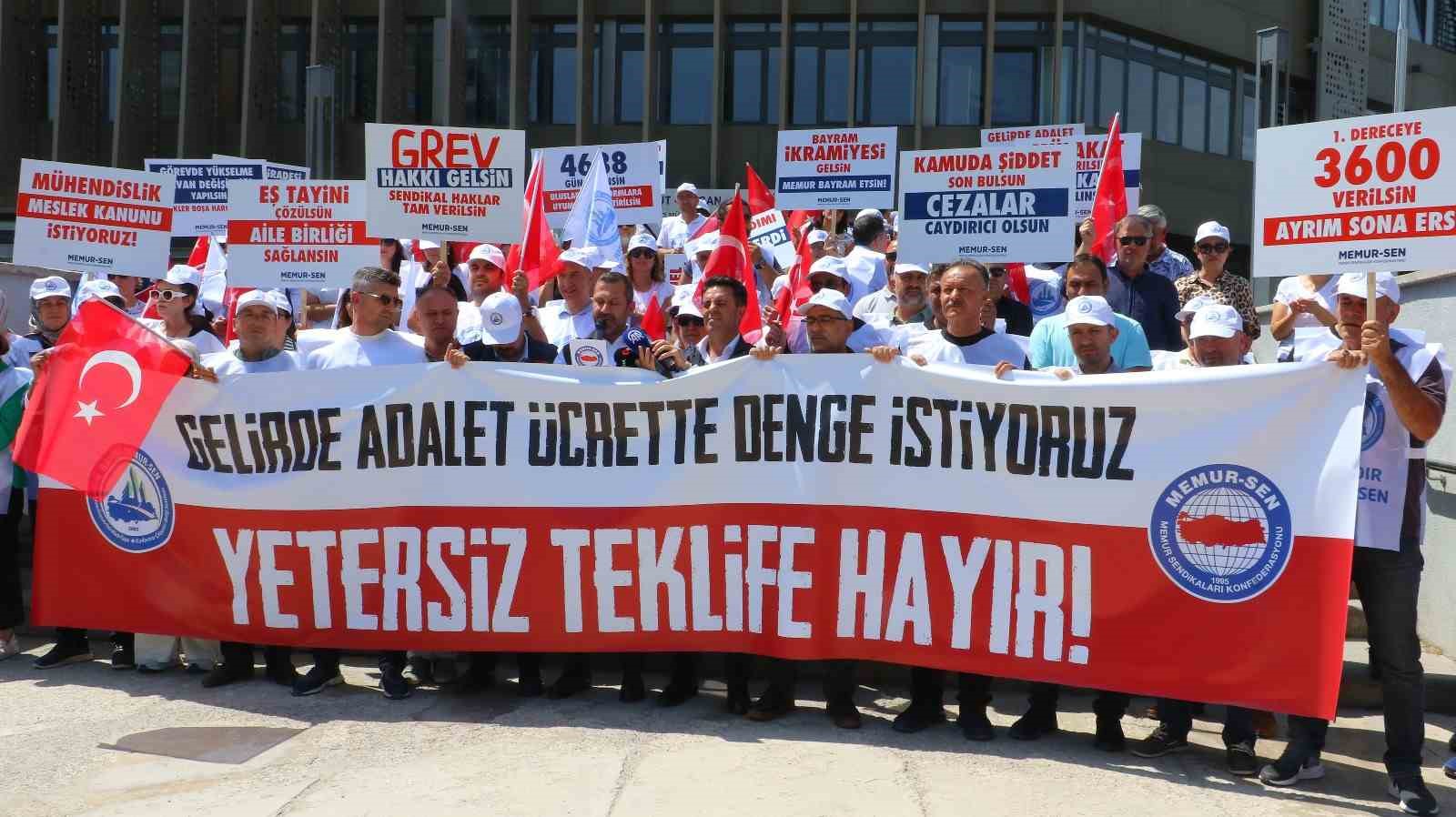 Memur-Sen’den Ankara’da eylem