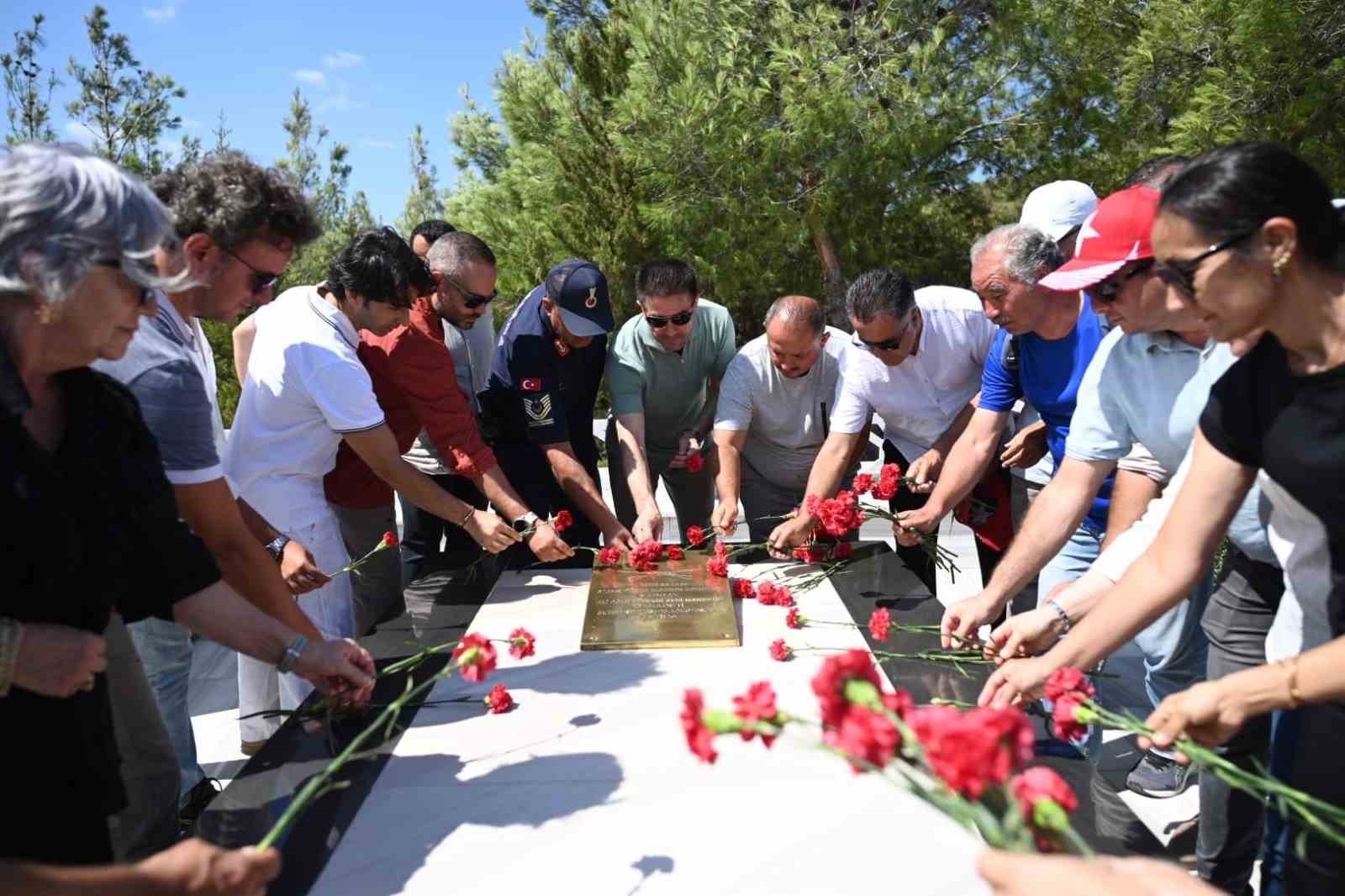 57. Alay Komutanı Yarbay Hüseyin Avni Bey mezarı başında anıldı