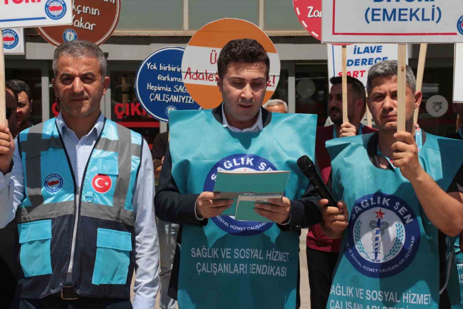 Sağlık-Sen Şırnak Şubesi, zam teklifi bekliyor