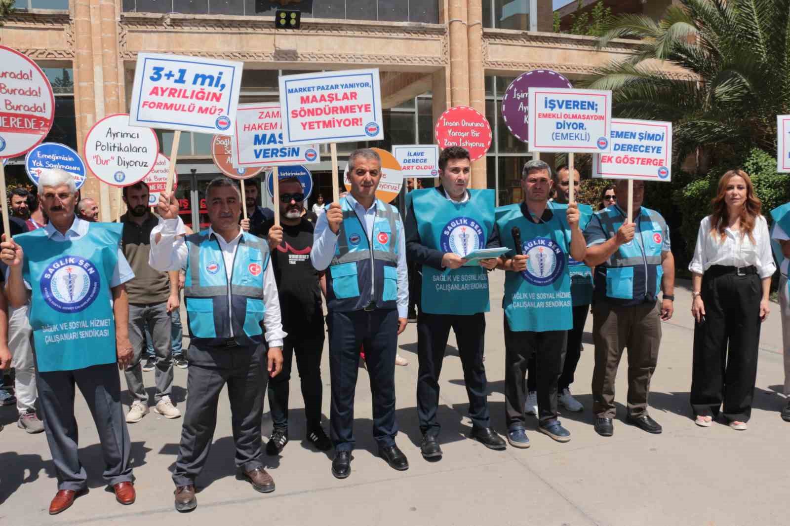 Sağlık-Sen Şırnak Şubesi, zam teklifi bekliyor
