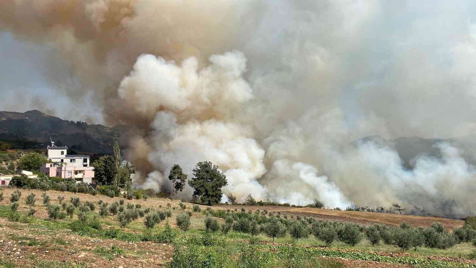 Osmaniye’de ormanlık alanda yangın çıktı