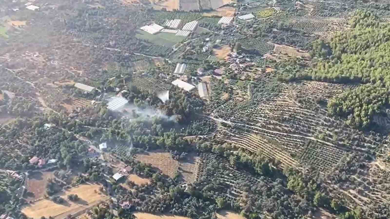 Seydikemer’deki orman yangını büyümeden söndürüldü