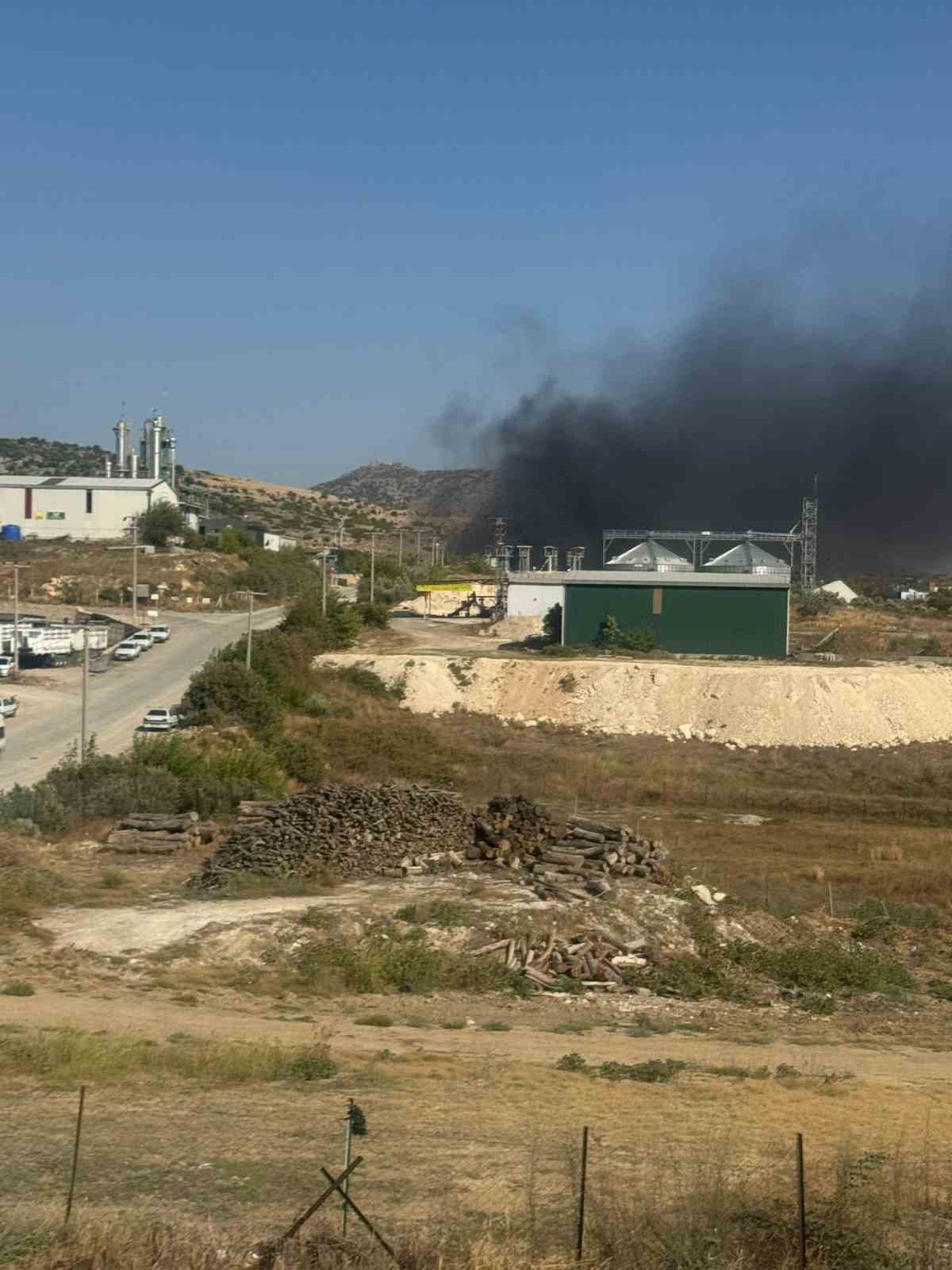 Adana&rsquo;da etil alkol &uuml;retim tesisinde yangın
