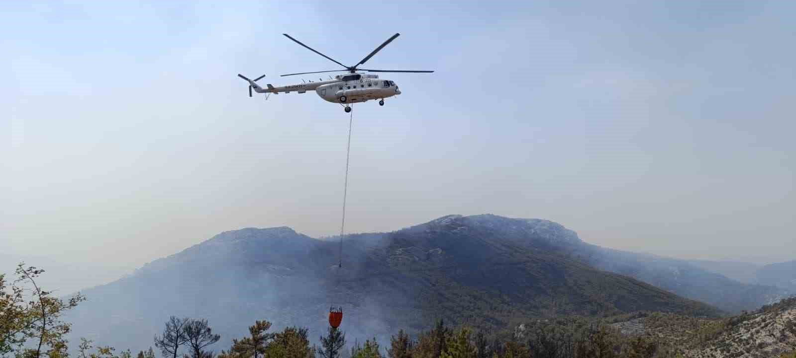 Mersin Silifke’deki orman yangını 3’üncü gününde