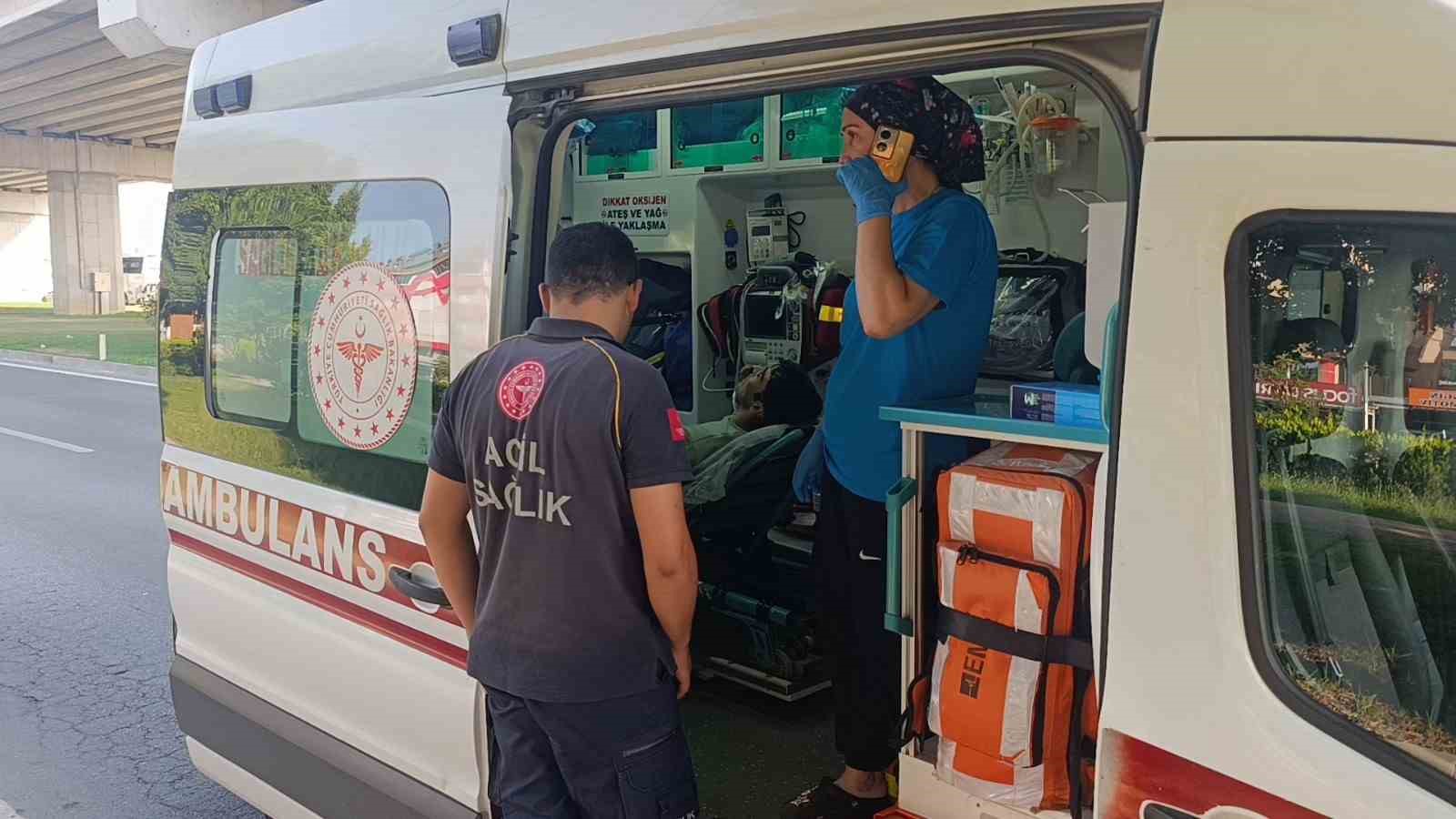 Manavgat&rsquo;ta motosiklet kazası: 1 yaralı
