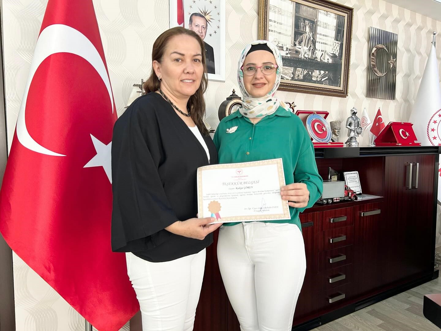 Niğde’de sigarayı bırakan personellere teşekkür belgesi verildi