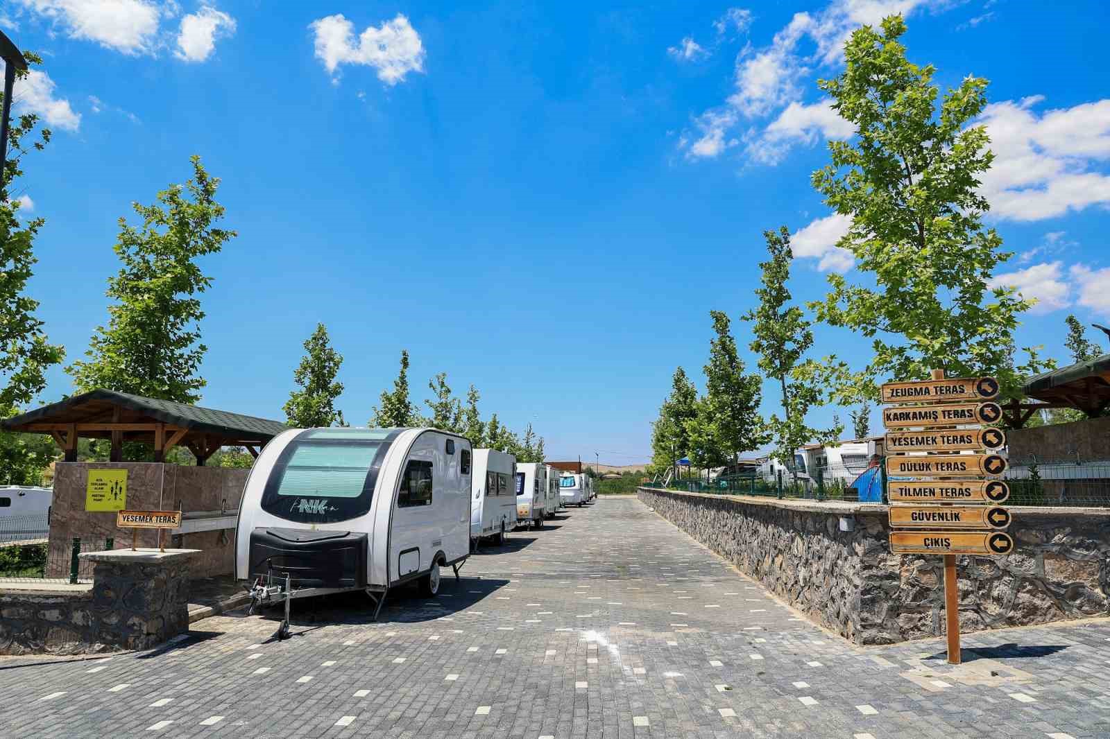 Gaziantep Büyükşehir’den doğa ve konforu buluşturan karavan park
