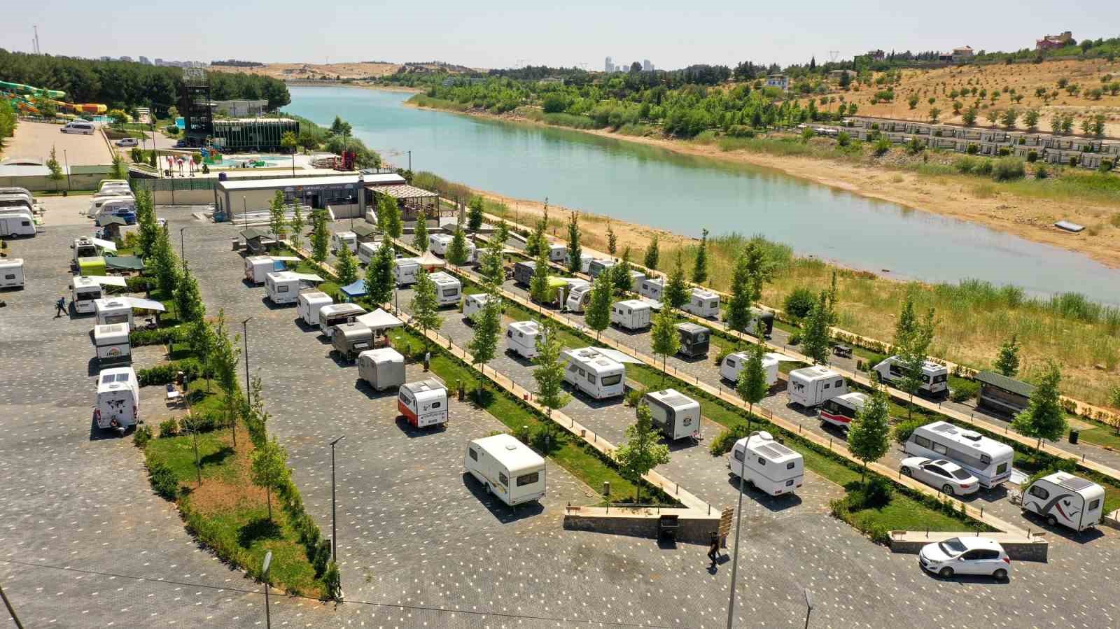 Gaziantep Bykehirden doa ve konforu buluturan karavan park
