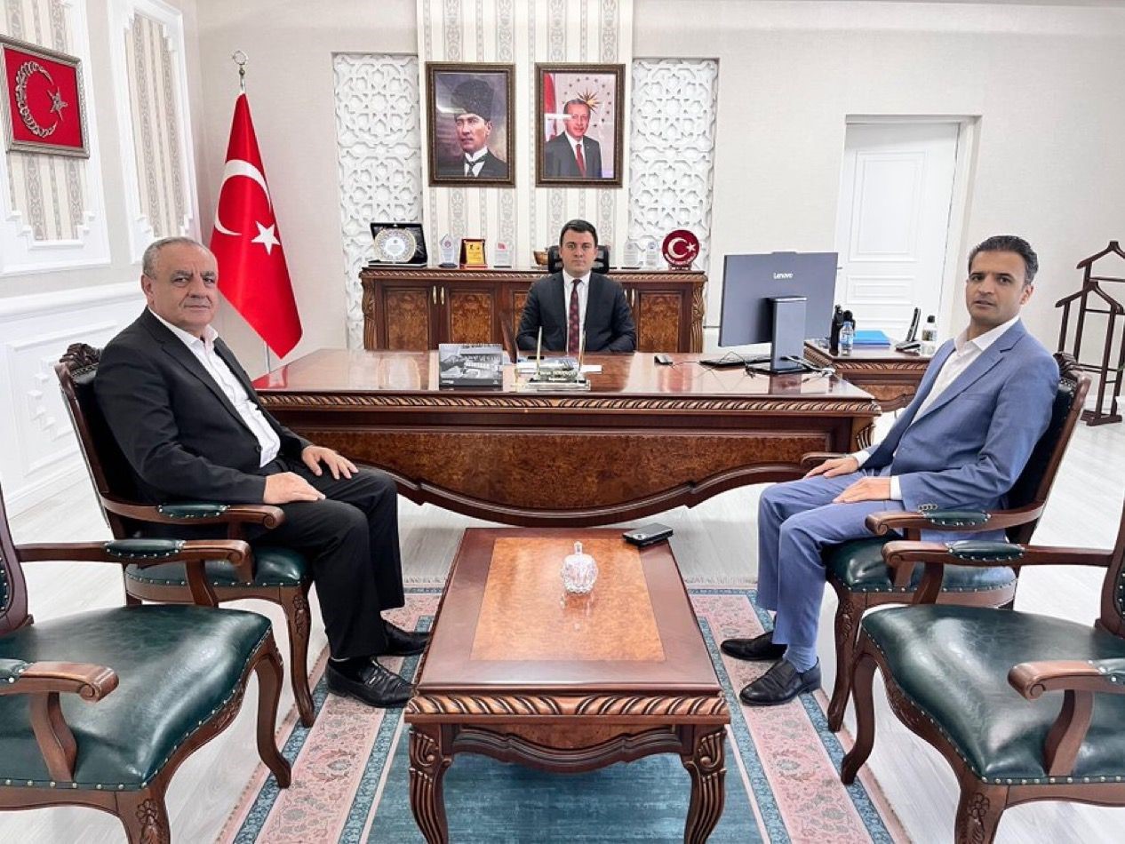 Ağrı TEİAŞ ve Ağrı Havaalanı müdürlerinden Kaymakam Dertlioğlu’na ziyaret