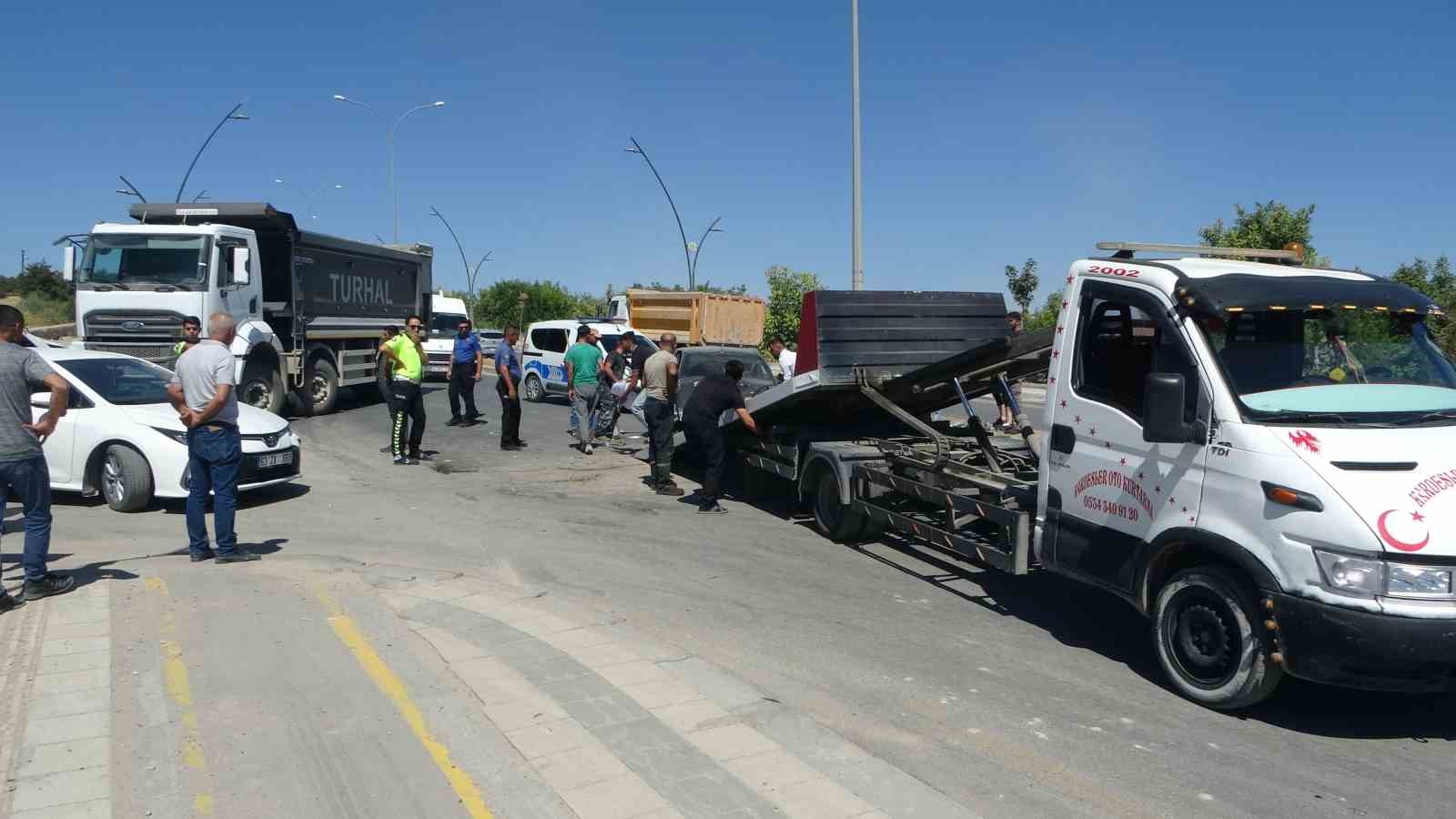 Malatya’da 4 aracın karıştığı kazada: 9 kişi yaralandı