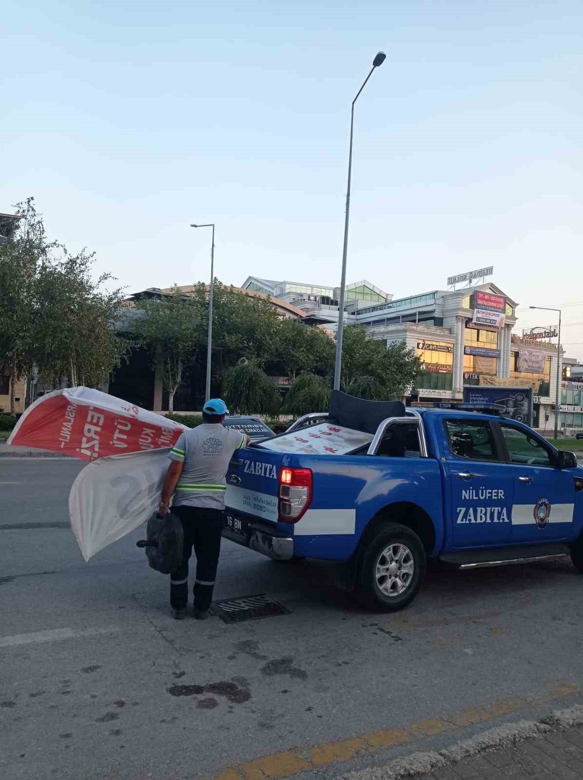 Nilüfer’de görsel kirliliğe geçit yok