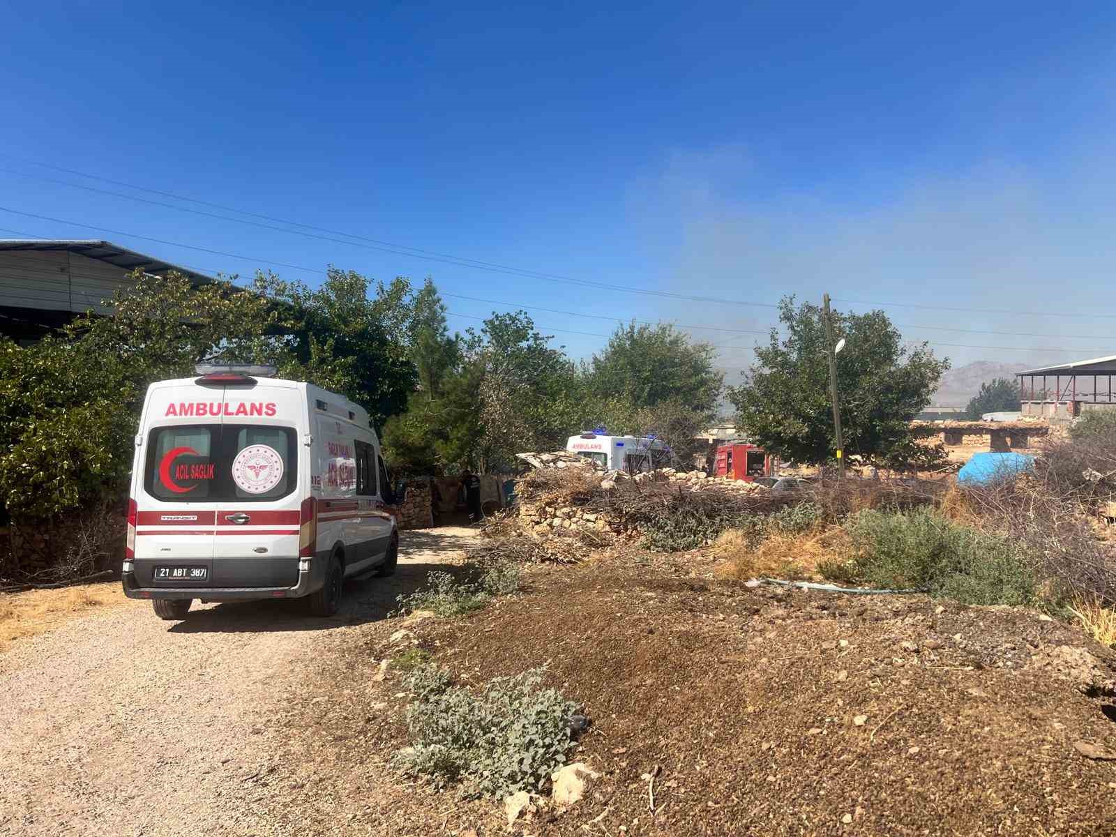 Diyarbakır’da 2 kırsal mahallede orman orman yangını, yerleşim yerlerinde tedbir alındı