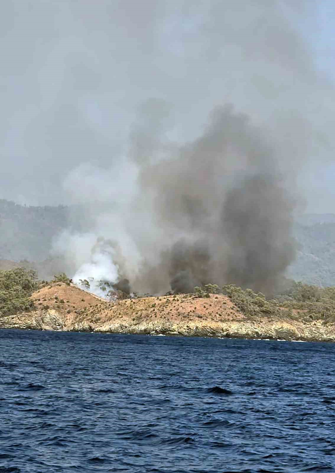 Fethiye’de orman yangını