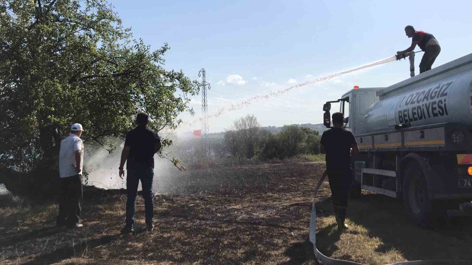 Bartın’da peş peşe yangınlar çıktı