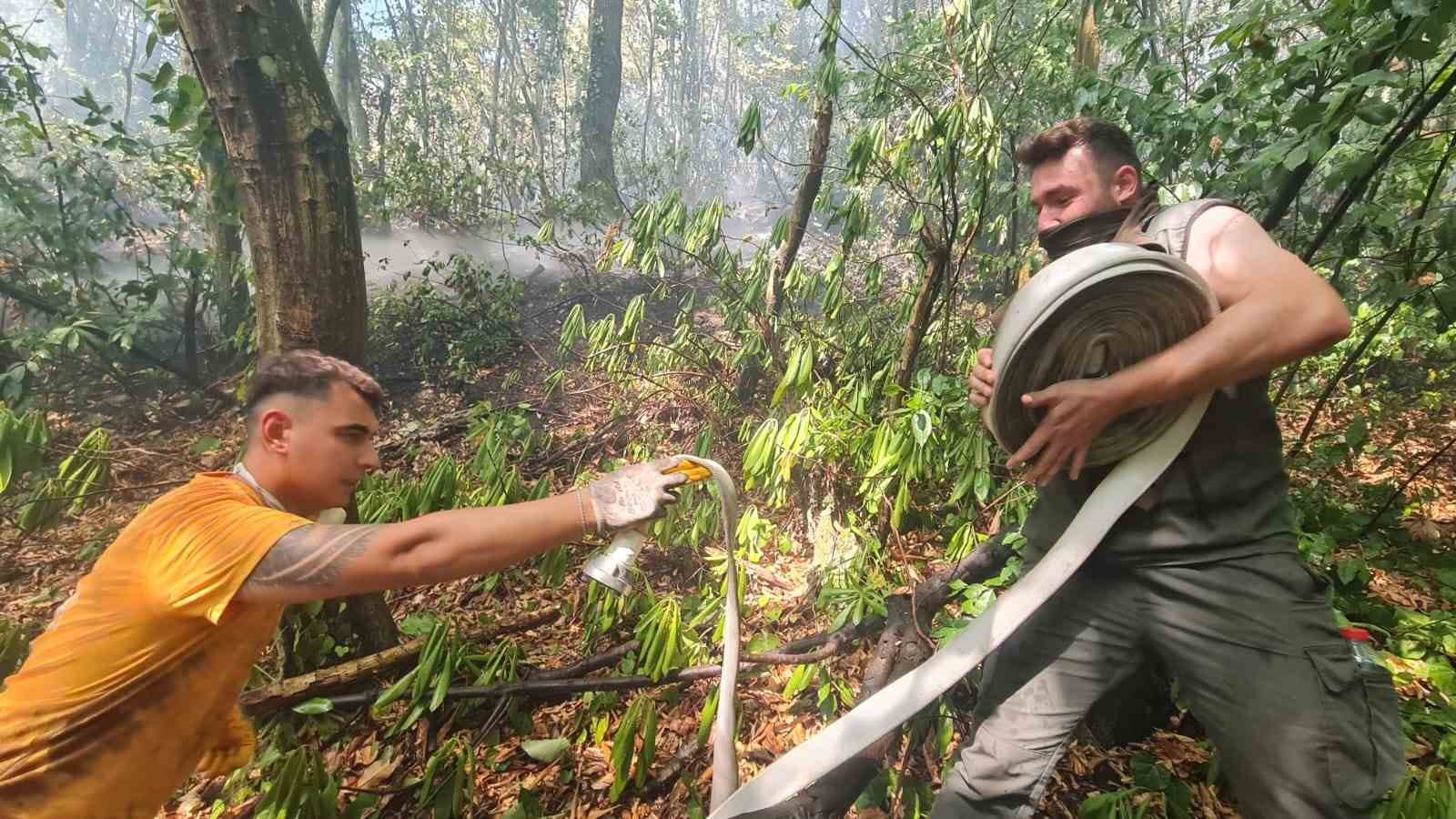 Zonguldak’taki orman yangını kontrol altına alındı